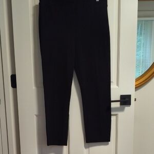 Lysse Black Cropped Pants, Size Large